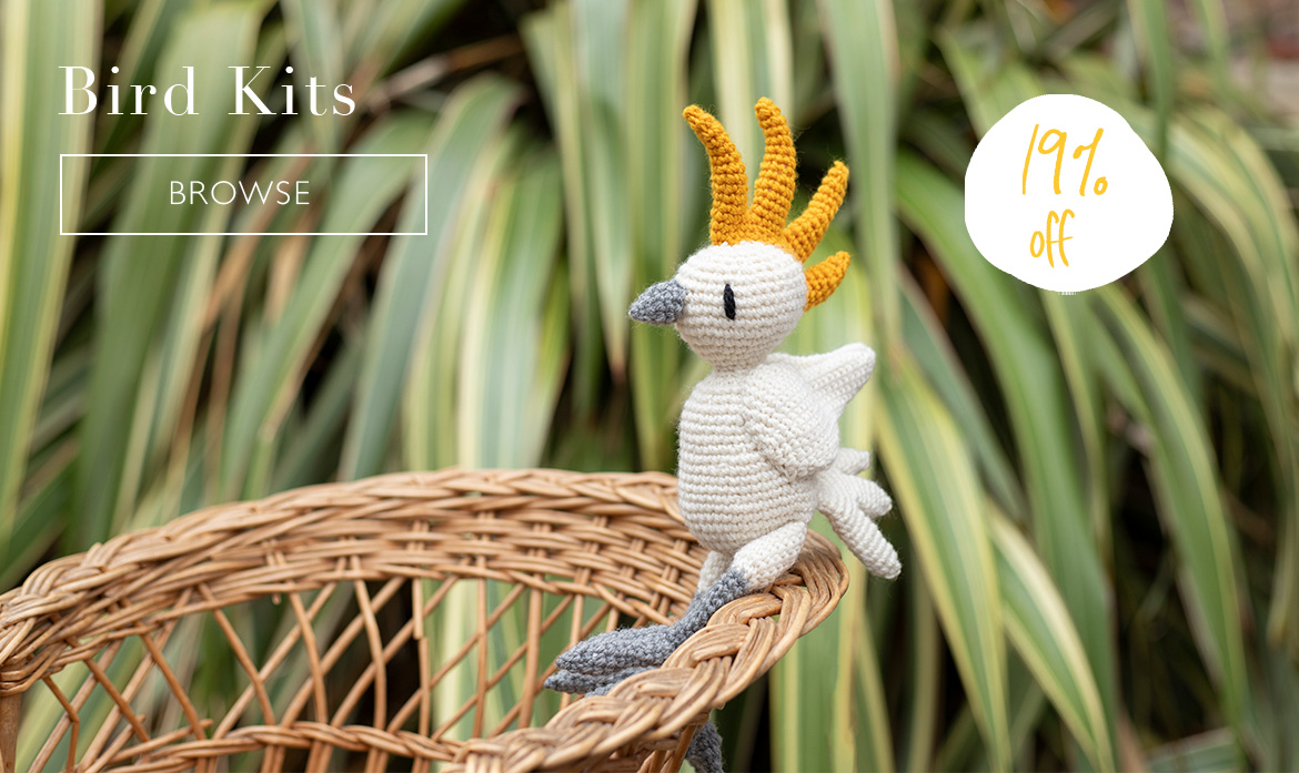 Bird kits crochet cockatoo toft kerry lord patterns